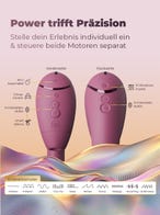 Womanizer Next Duo Klitoris & G-Punkt Dual-Stimulator mit 3D Pleasure Air