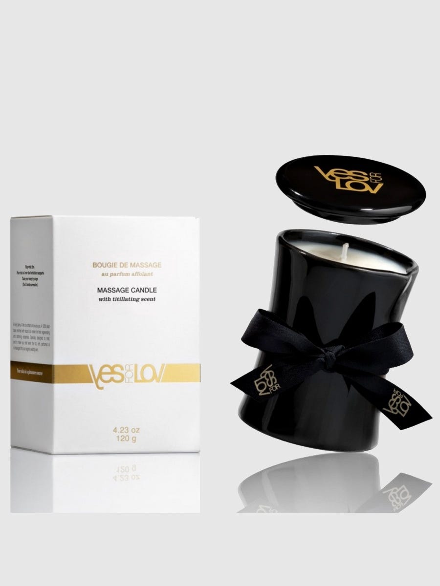 massagekerze mit feinem titillating duft amorana